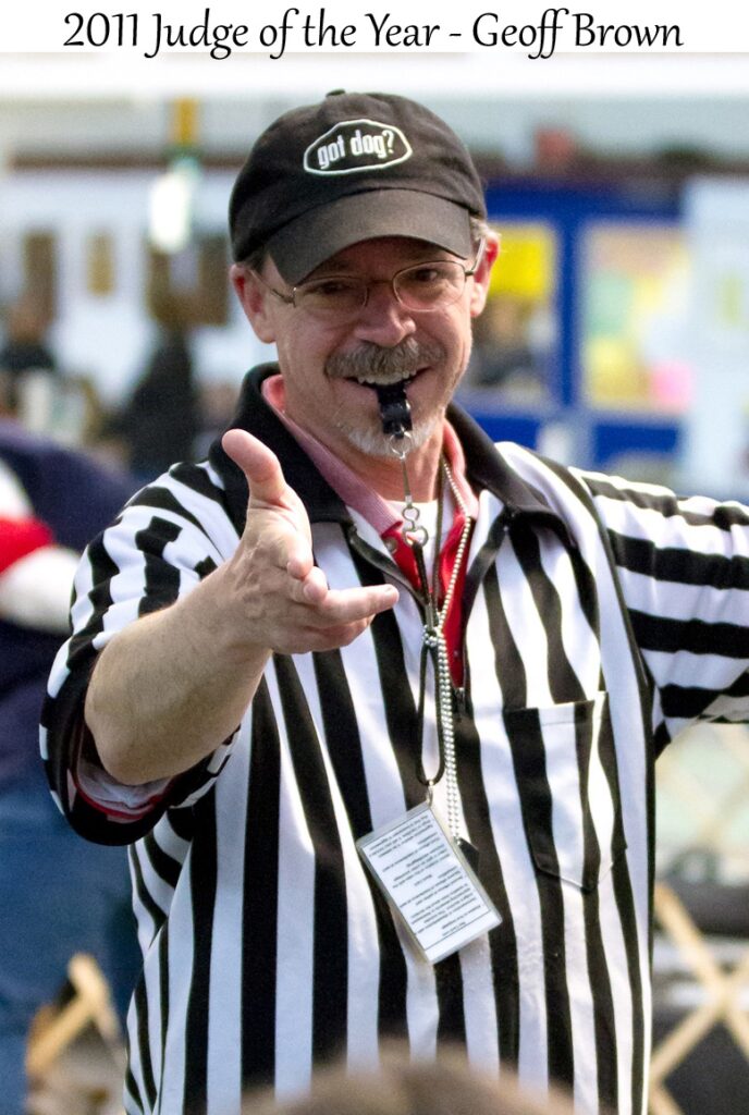Geoff Brown, 2011 Judge of the Year
